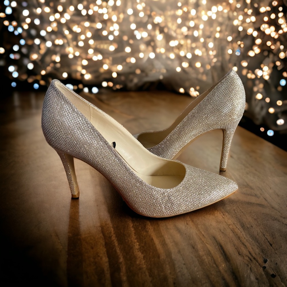 NEW Nine West sparkly high heels 7.5 women